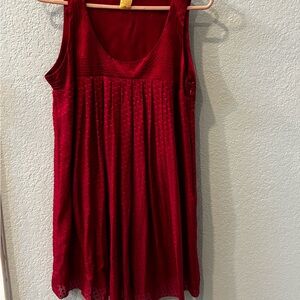 Catherine Malandrino Red Silk Dress